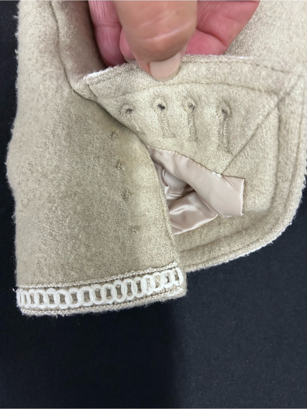 *Flawed RTR Dunst Beige Tweed Boucle Jacket (0444) - Picture 13 of 13